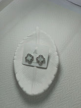Crystal Clover Zirconia Earrings